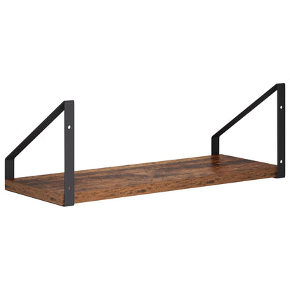 Wall Shelves 2 pcs Old Wood 40 x 16 x 15.5 cm