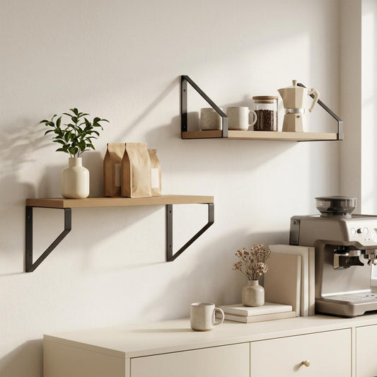 Wall Shelves 2 pcs Artisan Oak 40 x 16 x 15.5 cm
