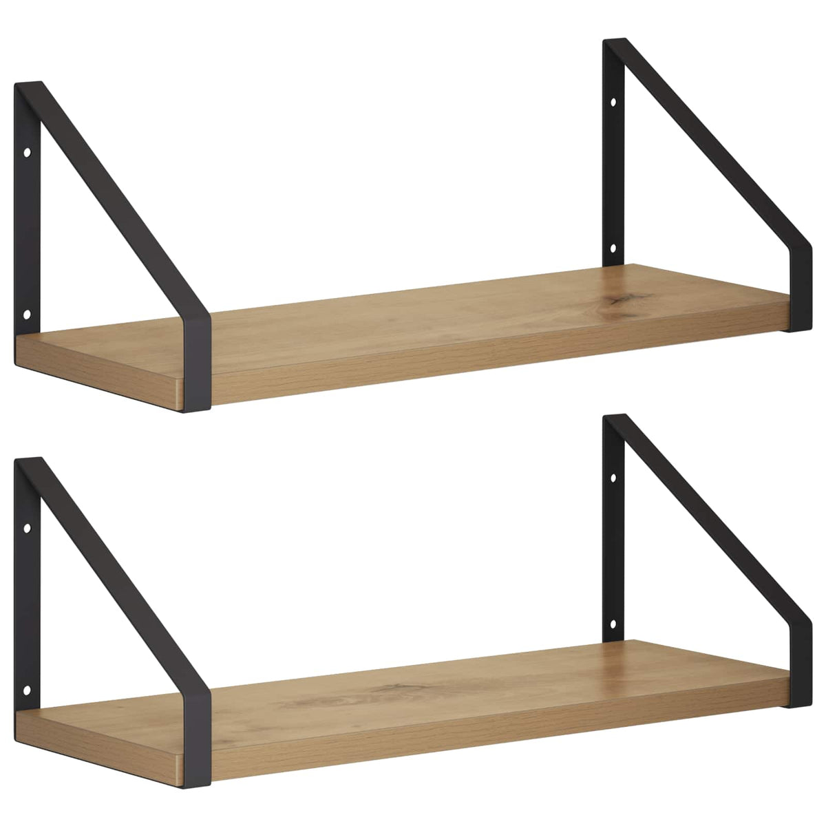 Wall Shelves 2 pcs Artisan Oak 40 x 16 x 15.5 cm