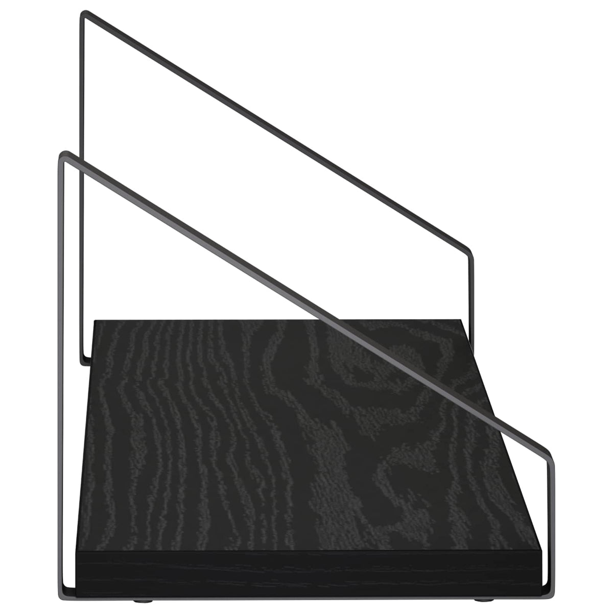 Wall Shelves 2 pcs Black Oak 50 x 16 x 15.5 cm