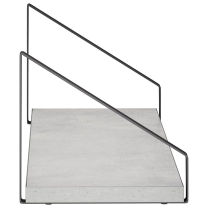 Wall Shelves 4 pcs Concrete Grey 50 x 16 x 15.5 cm