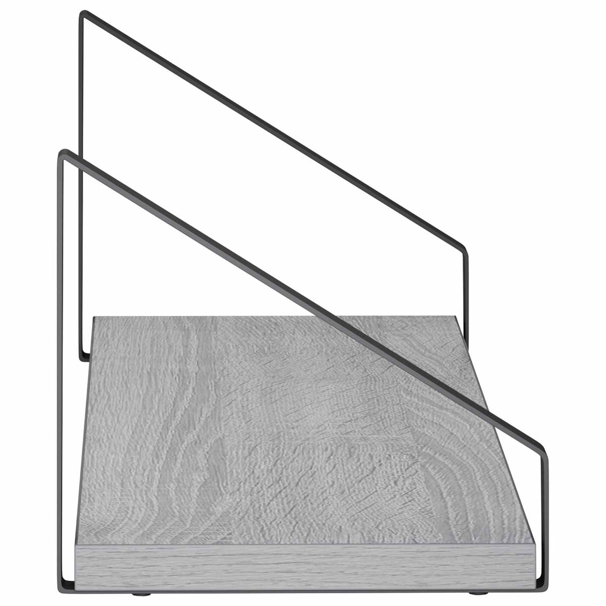Wall Shelves 4 pcs Grey Sonoma 50 x 16 x 15.5 cm