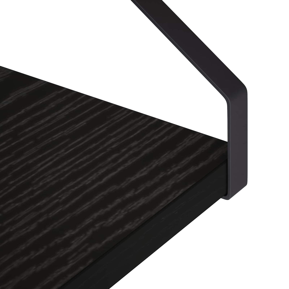 Wall Shelves 4 pcs Black Oak 60 x 16 x 15.5 cm