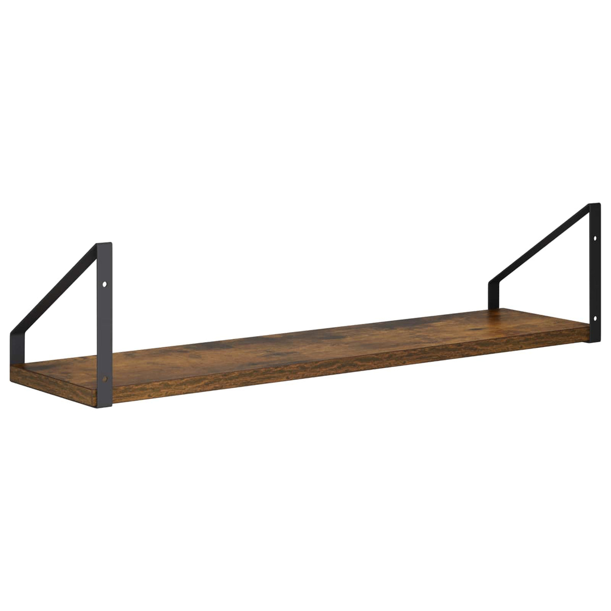 Wall Shelves 2 pcs Smoked Oak 60 x 16 x 15.5 cm