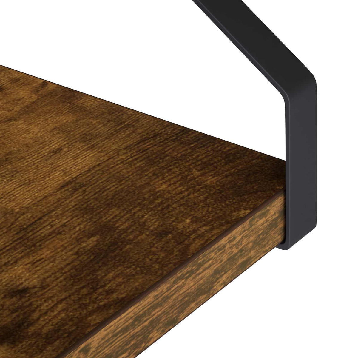 Wall Shelves 3 pcs Smoked Oak 40 x 16 x 15.5 cm