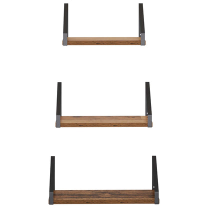 Wall Shelves 3 pcs Old Wood 40 x 16 x 15.5 cm