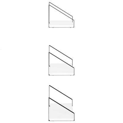 Wall Shelves 6 pcs White 40 x 16 x 15.5 cm