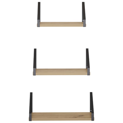 Wall Shelves 6 pcs Artisan Oak 40 x 16 x 15.5 cm
