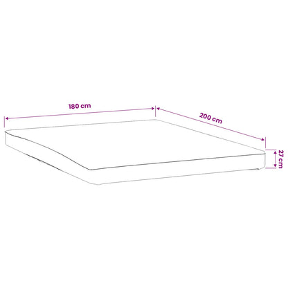 Mattress Protector 2 pcs 180 x 200 cm Waterproof White