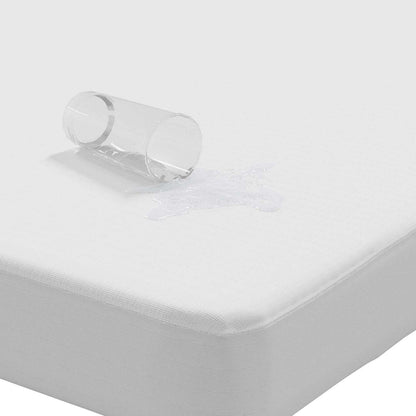 Mattress Protector 2 pcs 200 x 200 cm Waterproof White