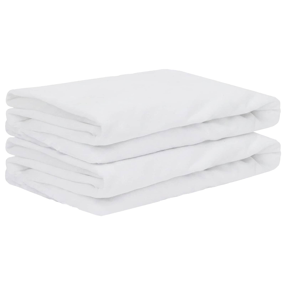 Mattress Protector 2 pcs 200 x 200 cm Waterproof White