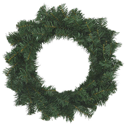Christmas Wreath Green Ø 50 cm PVC