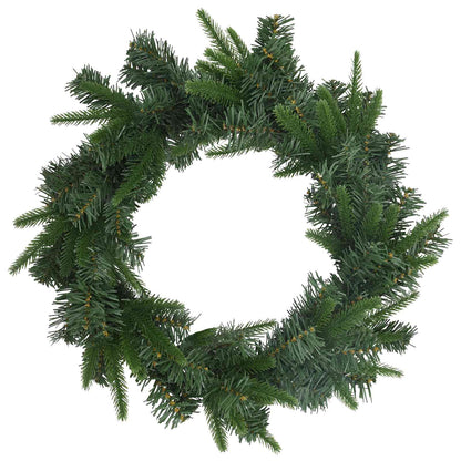 Christmas Wreath Green Ø 50 cm PVC and PE