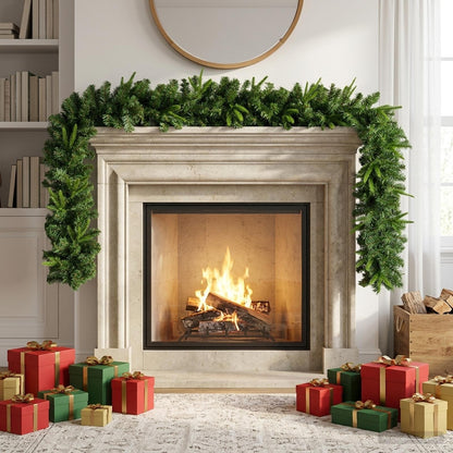 Christmas Garland Green 270 cm PVC and PE