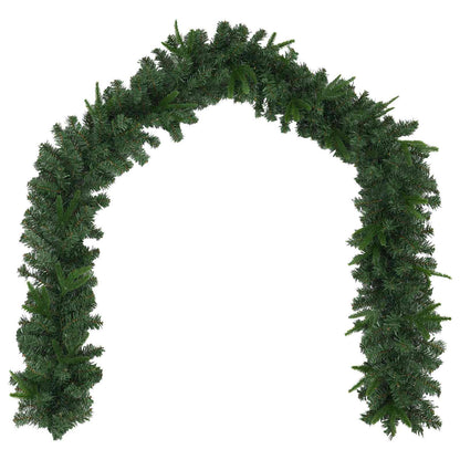 Christmas Garland Green 270 cm PVC and PE