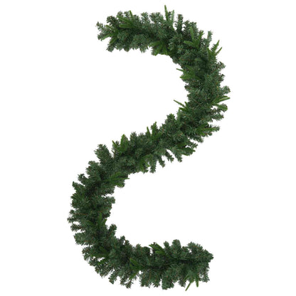Christmas Garland Green 270 cm PVC and PE