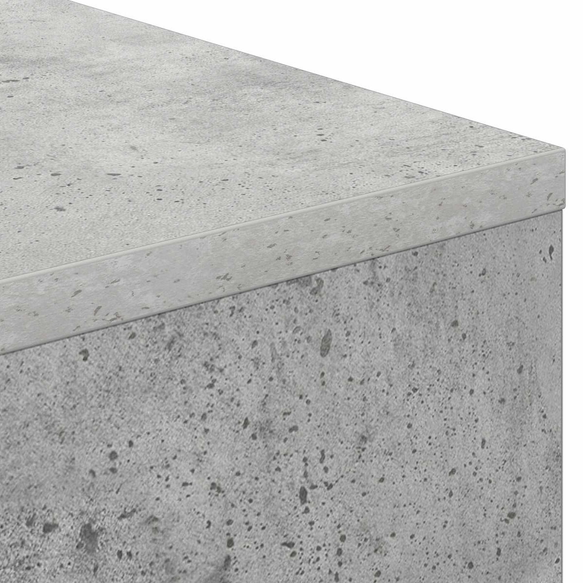 Electric Fireplace Concrete 100 x 24.5 x 90 cm Engineered wood