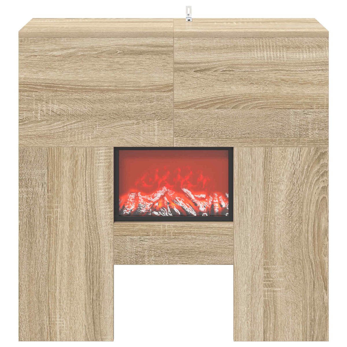 Electric Fireplace Sonoma 75 x 24.5 x 75 cm Engineered wood