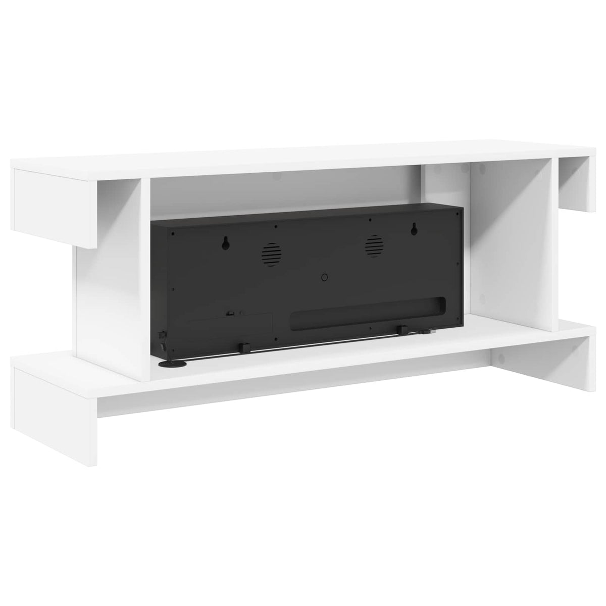 Electric Fireplace White 100 x 30 x 44 cm Engineered wood