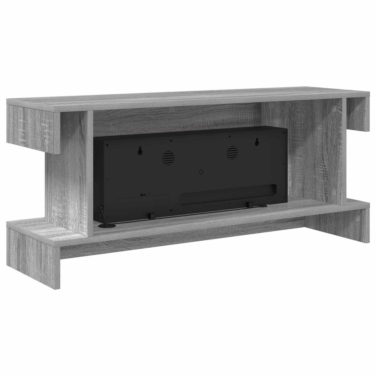 Electric Fireplace Grey Sonoma 100 x 30 x 44 cm Engineered wood