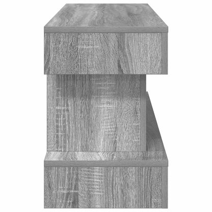 Electric Fireplace Grey Sonoma 100 x 30 x 44 cm Engineered wood