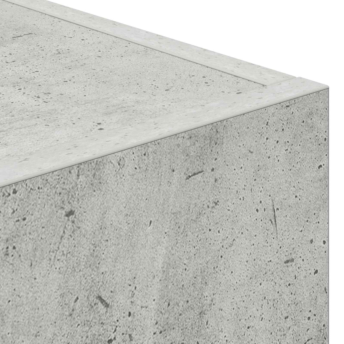 Electric Fireplace Concrete 150 x 30 x 50 cm Engineered wood