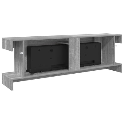 Electric Fireplace Grey Sonoma 150 x 30 x 50 cm Engineered wood