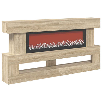 Electric Fireplace Sonoma 150 x 21 x 77 cm Engineered wood