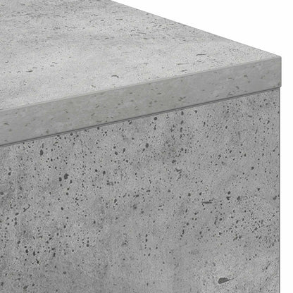 Electric Fireplace Concrete 150 x 21 x 77 cm Engineered wood