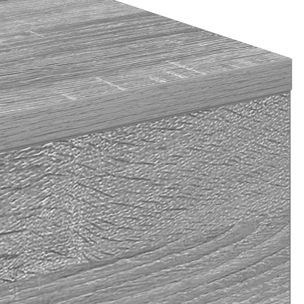 Electric Fireplace Grey Sonoma 150 x 21 x 77 cm Engineered wood