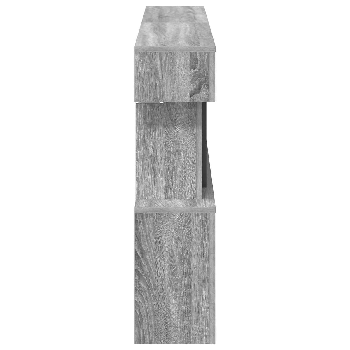 Electric Fireplace Grey Sonoma 150 x 21 x 77 cm Engineered wood