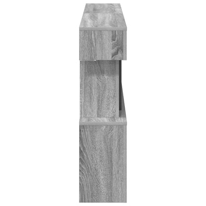 Electric Fireplace Grey Sonoma 150 x 21 x 77 cm Engineered wood