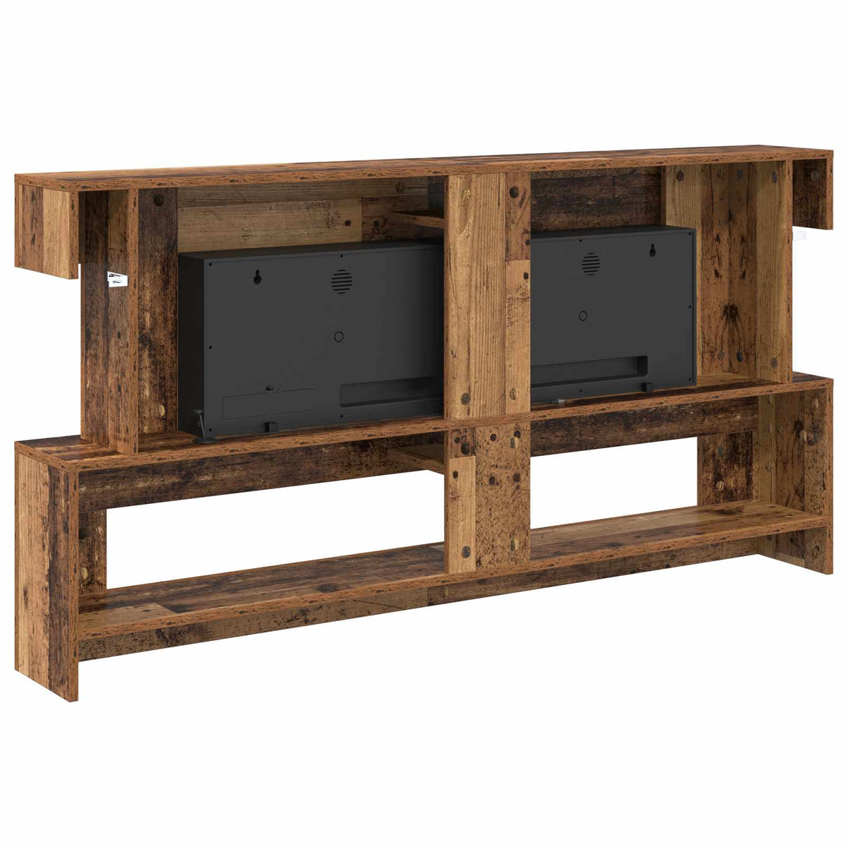 Electric Fireplace Old Wood 150 x 21 x 77 cm Engineered wood