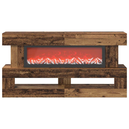 Electric Fireplace Old Wood 150 x 21 x 77 cm Engineered wood
