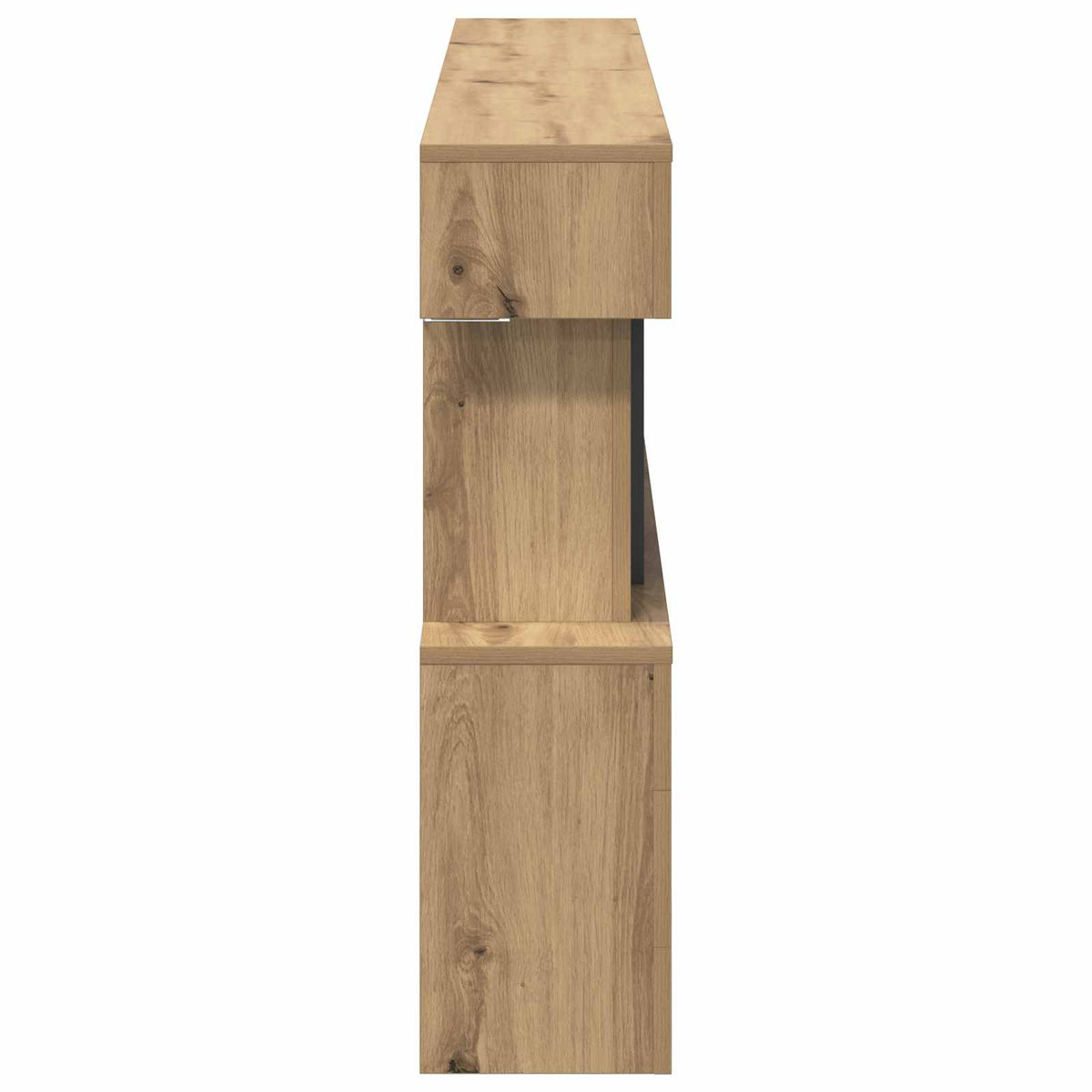 Electric Fireplace Artisan Oak 150 x 21 x 77 cm Engineered wood