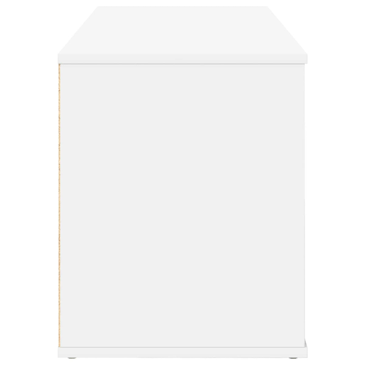 Electric Fireplace White 100 x 37 x 45.5 cm Engineered wood