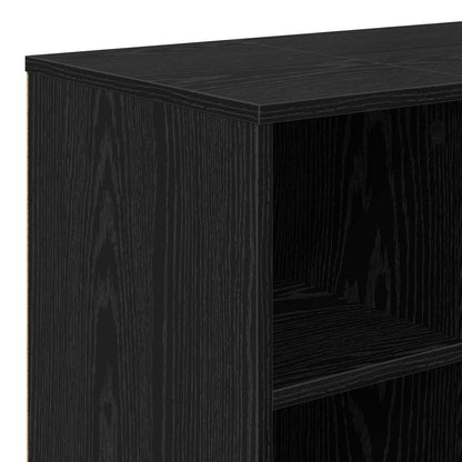 Electric Fireplace Black Oak 100 x 37 x 45.5 cm Engineered wood