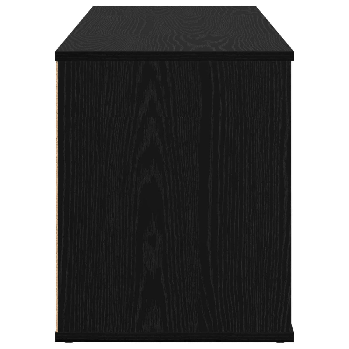 Electric Fireplace Black Oak 100 x 37 x 45.5 cm Engineered wood