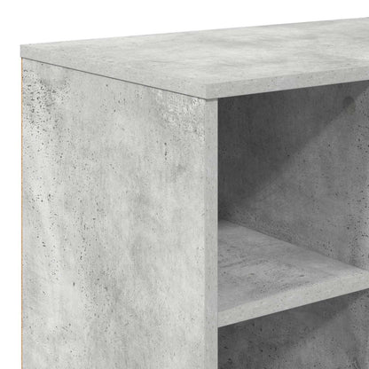 Electric Fireplace Concrete 100 x 37 x 45.5 cm Engineered wood