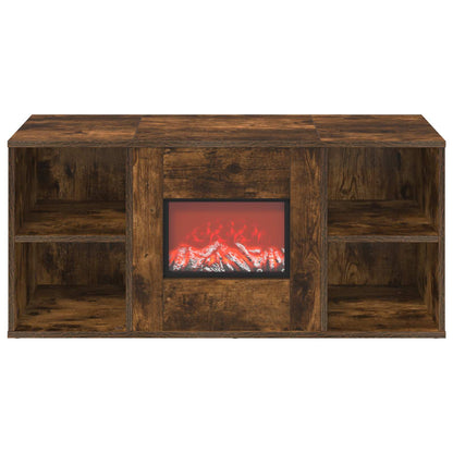 Electric Fireplace Smoked Oak 100 x 37 x 45.5 cm