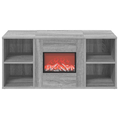 Electric Fireplace Grey Sonoma 100 x 37 x 45.5 cm