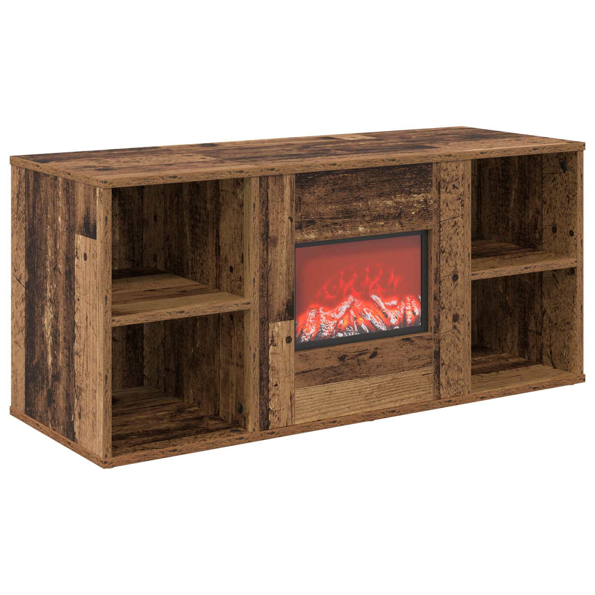 Electric Fireplace Old Wood 100 x 37 x 45.5 cm Engineered wood