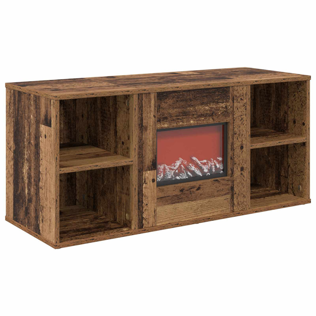 Electric Fireplace Old Wood 100 x 37 x 45.5 cm Engineered wood