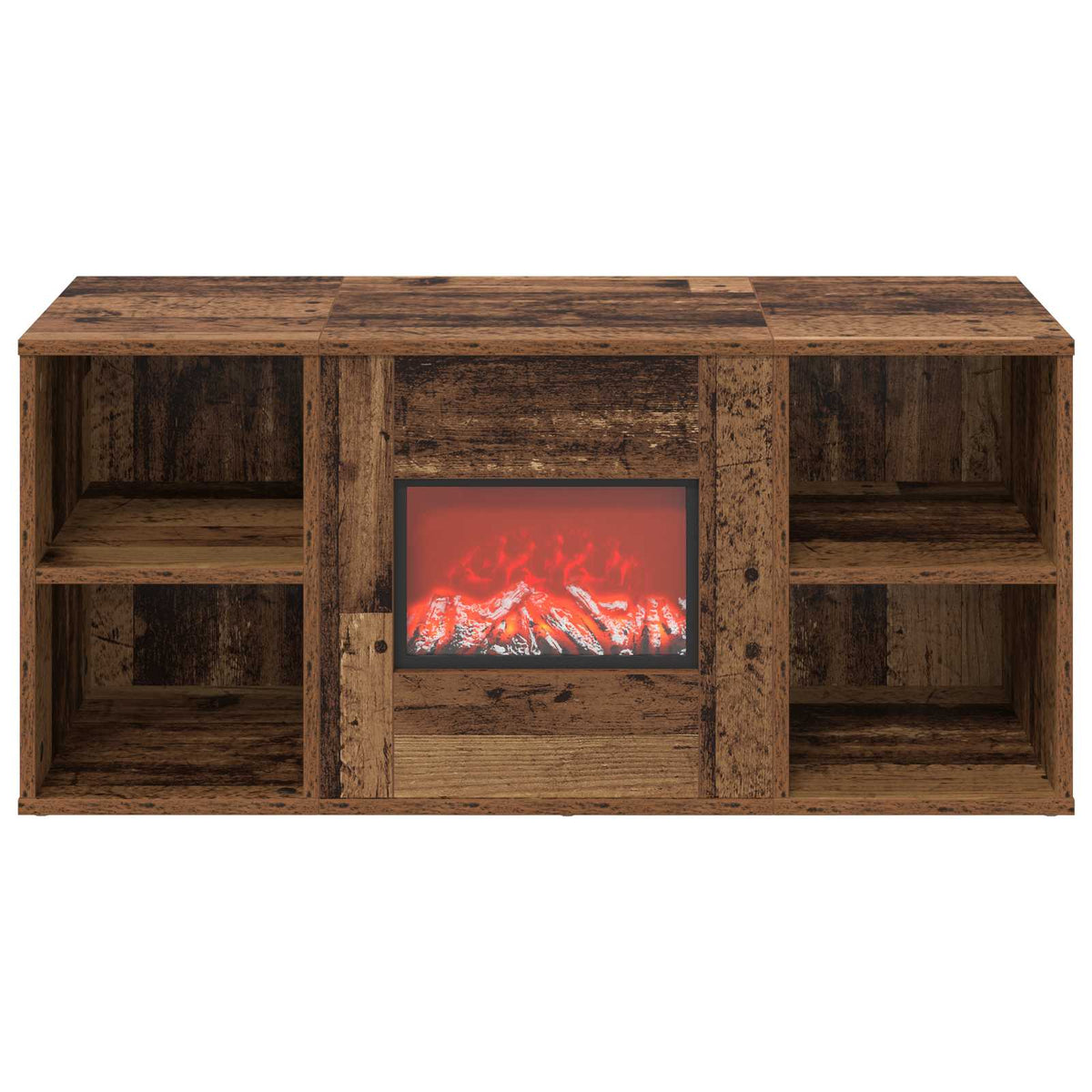 Electric Fireplace Old Wood 100 x 37 x 45.5 cm Engineered wood