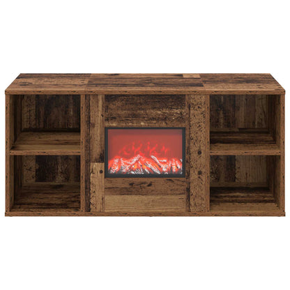 Electric Fireplace Old Wood 100 x 37 x 45.5 cm Engineered wood
