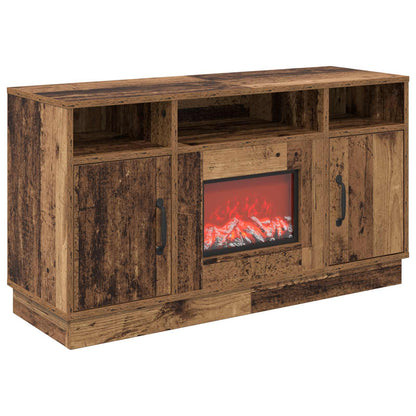 Electric Fireplace Old Wood 100 x 33 x 55 cm Engineered wood