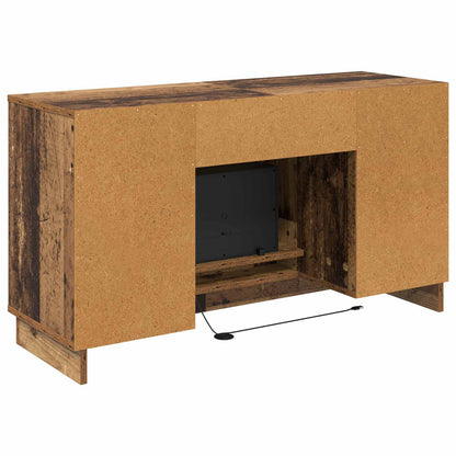Electric Fireplace Old Wood 100 x 33 x 55 cm Engineered wood