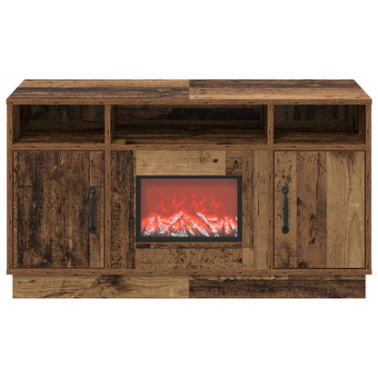 Electric Fireplace Old Wood 100 x 33 x 55 cm Engineered wood