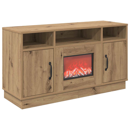 Electric Fireplace Artisan Oak 100 x 33 x 55 cm Engineered wood