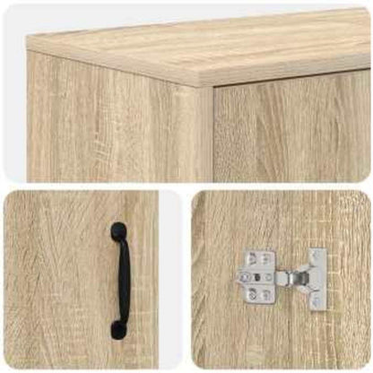 Electric Fireplace Sonoma 140.5 x 30 x 39 cm Engineered wood